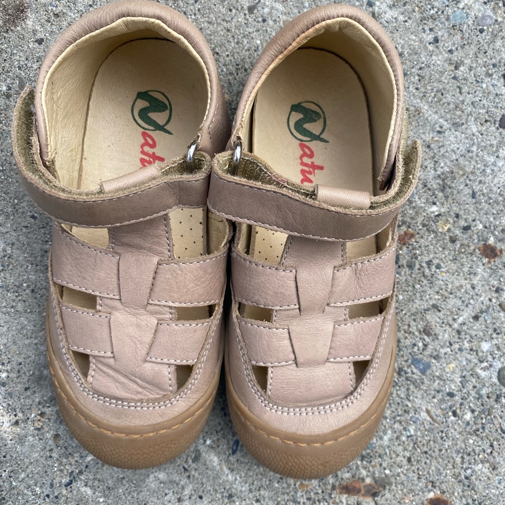 NATURINO WAD First Steps Sandals Toddler Sz 26 US 9.5